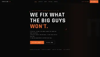 Coastline IT website preview